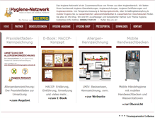 Tablet Screenshot of hygiene-netzwerk.de